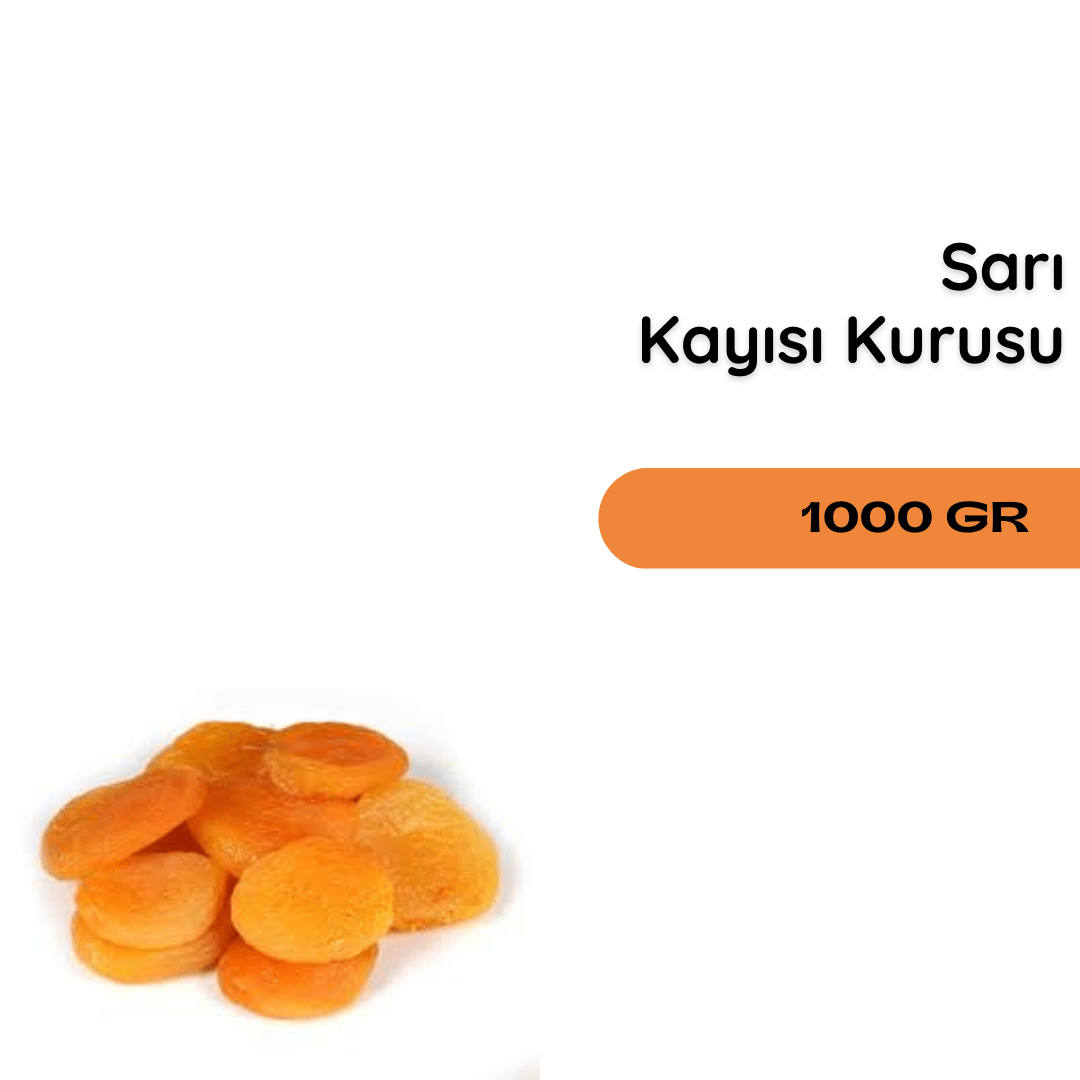 Sarı Kayısı Kurusu - 1000 gr