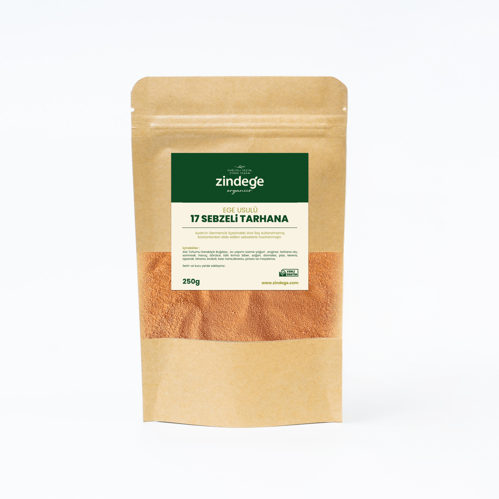 17 Sebzeli Tarhana Ege Usulü - 250 gr