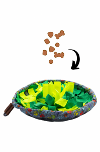 Wufsalad Köpek Yavaş Beslenme için Koklama Matı İnteraktif Mama Saklamalı Kokla Bul Oyuncağı