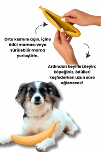 Patinut Ödül Maması - Fıstık Ezmeli - 340 gr + Kauçuk Muz Köpek Oyuncağı