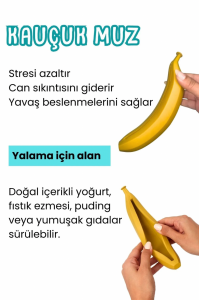 Patinut Ödül Maması - Fıstık Ezmeli - 340 gr + Kauçuk Muz Köpek Oyuncağı