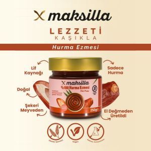 Maksilla %100 Hurma Ezmesi - 250 g X 2 Adet