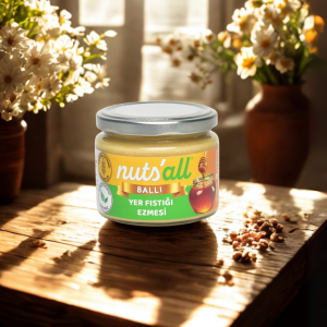 Nuts'all Ballı Fıstık Ezmesi - 280 g X 3 Adet